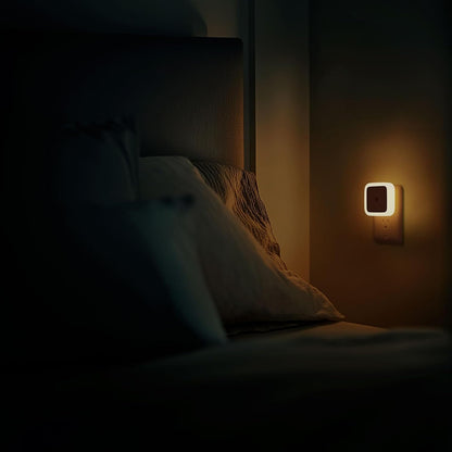 Sujeet Night Light, Night Lights Plug into Wall,Nightlight Plug in Night Light, Dusk to Dawn Night Lamp Led Night Lights for Adults Bedroom, Bathroom, Hallway (Amber)
