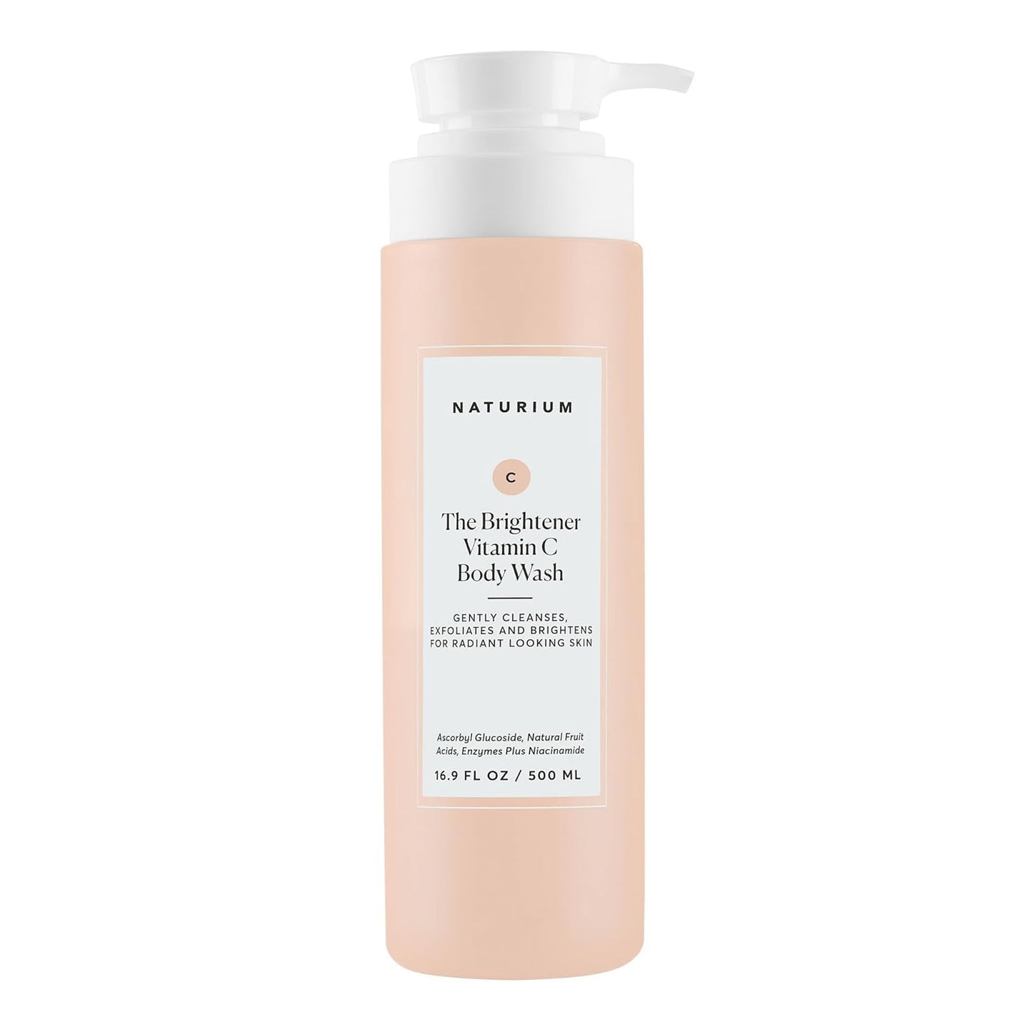 Naturium The Smoother Glycolic Acid Exfoliating Body Wash, Soft & Smoothing Cleanser, 16.9 oz