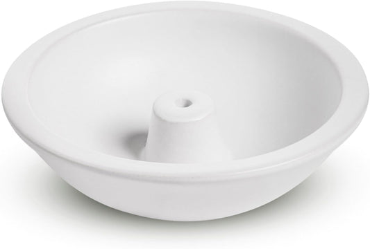 Murphy's Naturals Stoneware Incense Stick Holder, Cloud White, 4.5" | 4.5" ceramic incense ash catcher for outdoor use; fits Murphy's Naturals incense sticks (sold separately)