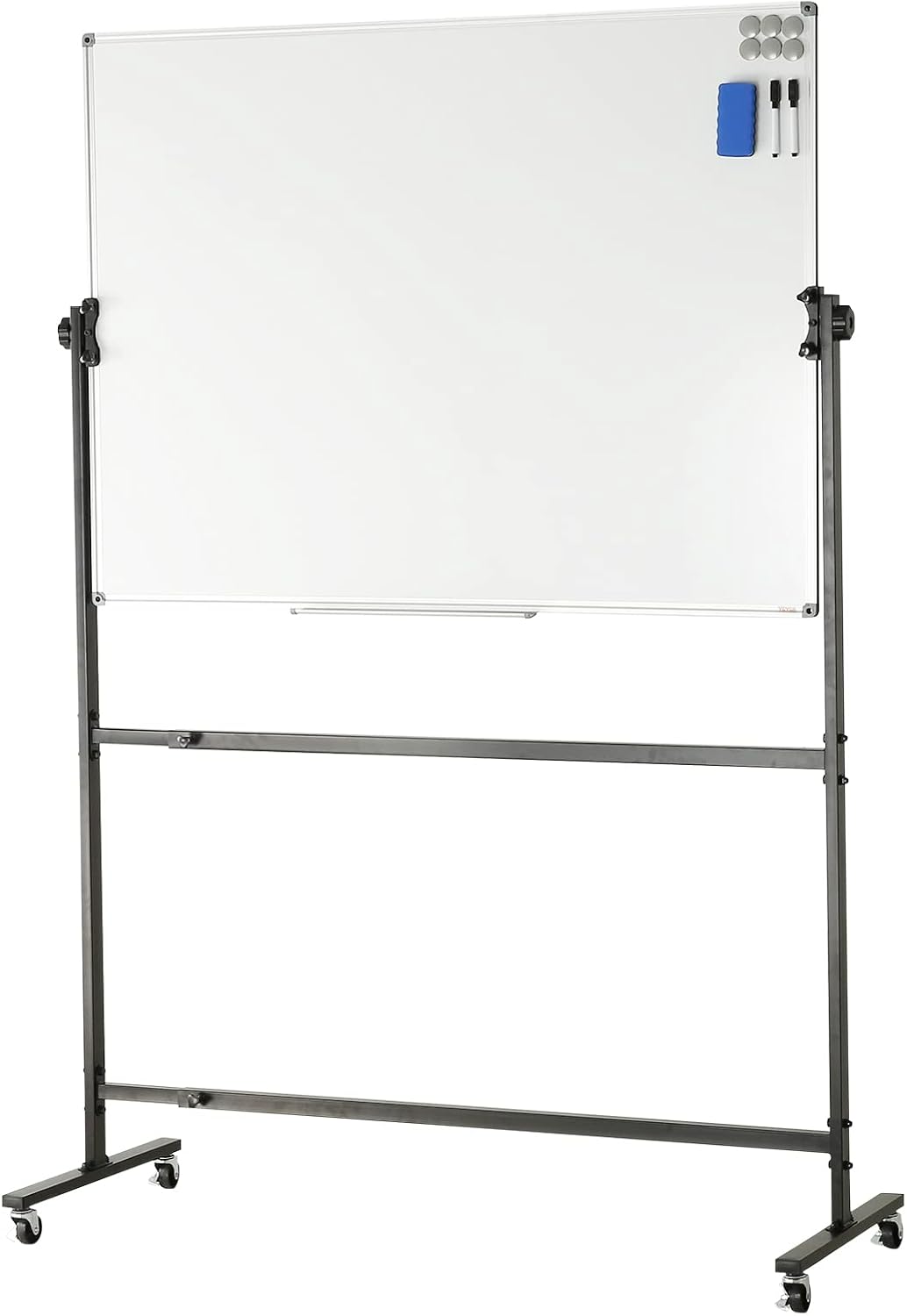 VEVOR Dry Erase Calendar for Wall, 36 x 24 Inches Whiteboard Calendar, Monthly Planner Magnetic Dry Erase Board, 1 Magnetic Erase & 2 Dry Erase Marker & Movable Tray for Restaurant Office Home School
