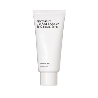 Nécessaire The Body Exfoliator. Eucalyptus. AHA/BHA/PHA. Resurface Skin. Smooth KP and Rough Patches. Hypoallergenic. Dermatologist-Tested. 180 ml / 6.1 fl oz