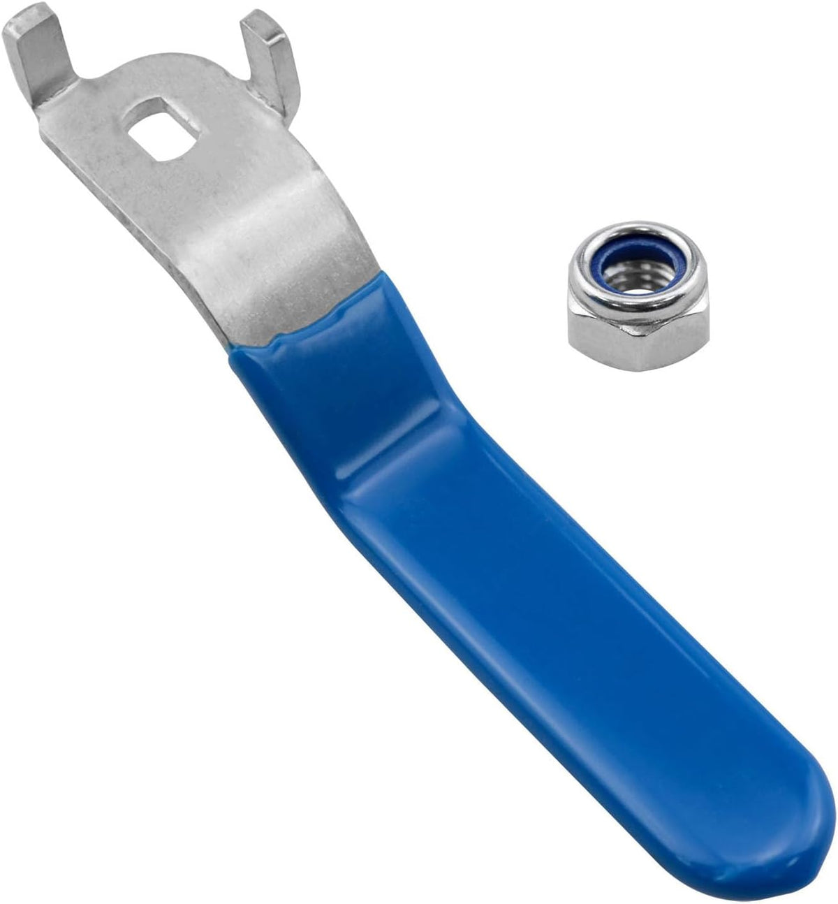 AYLIFU Ball Valve Handle Water Valve Handle Faucet Handle Blue Lever Handle DN15 for Outdoor Faucet Change Service Hose Water Nozzle 1PCS (Blue)