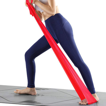 Resistance Bands for Home Workout,Long Exercise Band for Physical Therapy | Non-Latex 59inch Elastic Fitness Bands for Yoga,Pilates,Gym,Travel, Home Exercise Equipment for Women,Men,Pregnant,Seniors