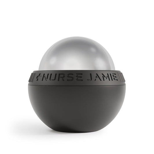 Nurse Jamie Super-Cryo Massaging Orb – Stainless Steel Roller for Face & Body – Long-Lasting Cooling & Warming Therapy for Circulation, Recovery & Tension Relief