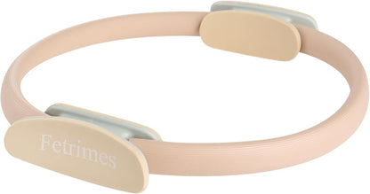 Pilates Ring 15 Inch Magic Circle Ring, Dual Padded Handles Pilates Exercise Circle, Adjustable Yoga Ring