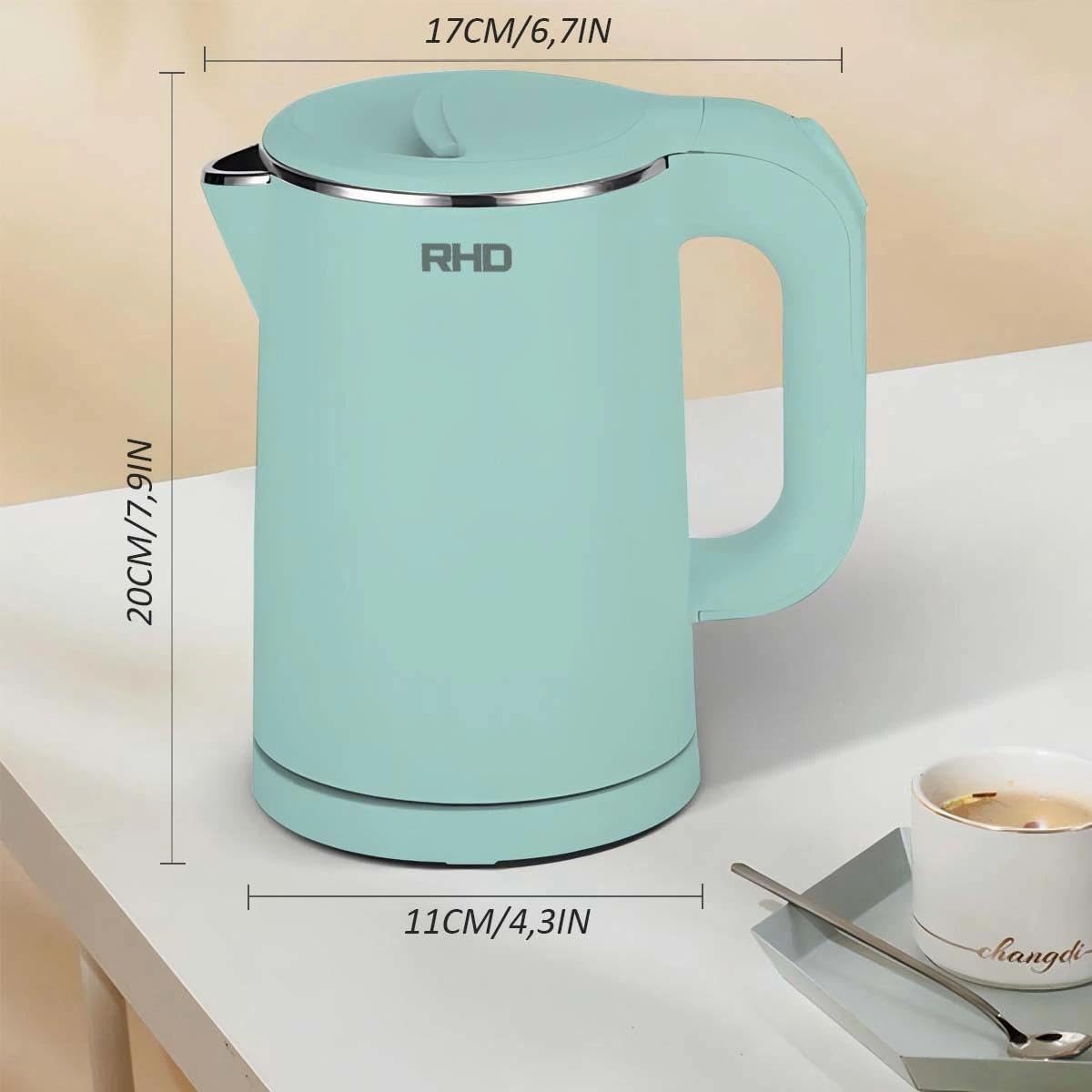 RHD 0.5L Small Portable Electric Kettle, 600W Stainless Steel Travel Kettle
