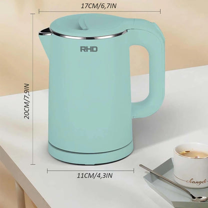RHD 0.5L Small Portable Electric Kettle, 600W Stainless Steel Travel Kettle