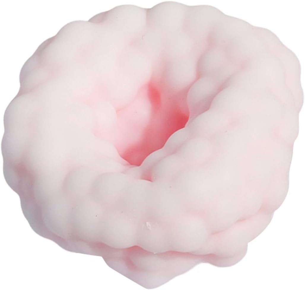 Stress Ball Stress Relief Toys Decompress Venting Vacuum Compression Ball Soft Stretchy Slow Rise for Office Home Daily Relax