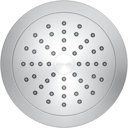 KOHLER 33631-Y-BN Cinq Round Single-Function Filtered Showerhead, Five-Layer Filtration, 2.5 GPM, Full Coverage Spray, Premium Durable Material, Vibrant Brushed Nickel