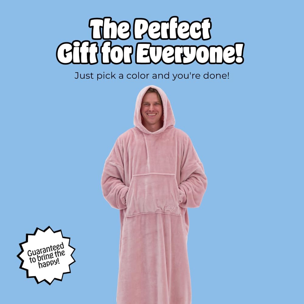 THE COMFY Dream | From Shark Tank | Patented | No Sherpa | Light Wearable Blanket Hoodie | Gift for Women & Men | One Size
