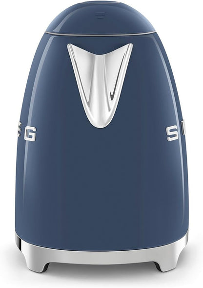 SMEG KLF03 Electric Kettle 1.7L (7 Cup), Retro Hot Water Boiler for Tea & Coffee, Fast Boiling, Auto Shut-Off, Soft Open Lid, 360° Swivel Base Countertop Kettle – Matte Champagne