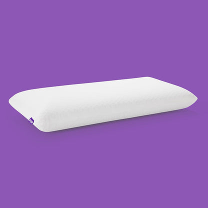 Purple Harmony Pillow - Medium Loft, Standard Size - Cooling Gel Neck and Side Sleeper Pillow, Weightless Medium Feel, GelFlex Grid and Talalay Latex Foam for Pressure-Relieving Support