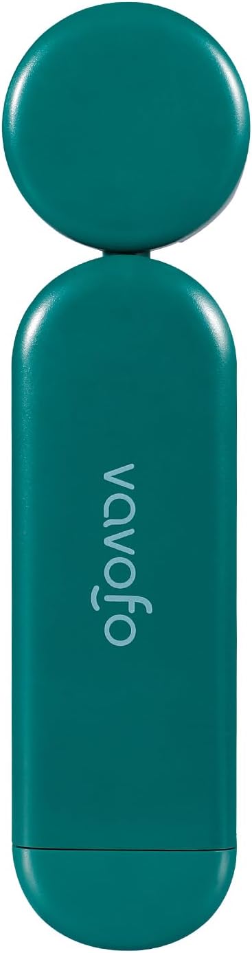 VAVOFO USB Rechargeable Book Light, Blue Light Blocking, Amber Clip-On Bookmark Shaped Reading Light, Eye Care 6 LEDs With 9 Lighting Modes for Bookworms (Grey)