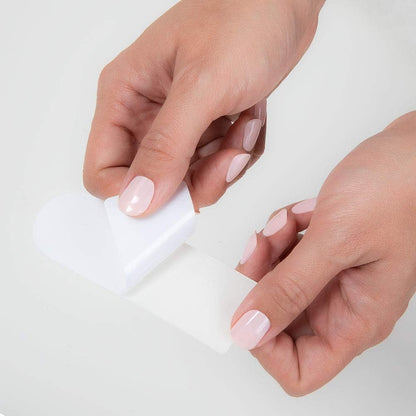 ForPro Professional Collection Stainless Steel Pedi File Refill, 180 Grit, White, EZ-Strip Peel Pedicure Refill Pads, 1.25” W x 4” L, 50-Count