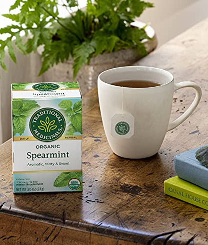 Traditional Medicinals Organic Spearmint, 96 Tea Bags