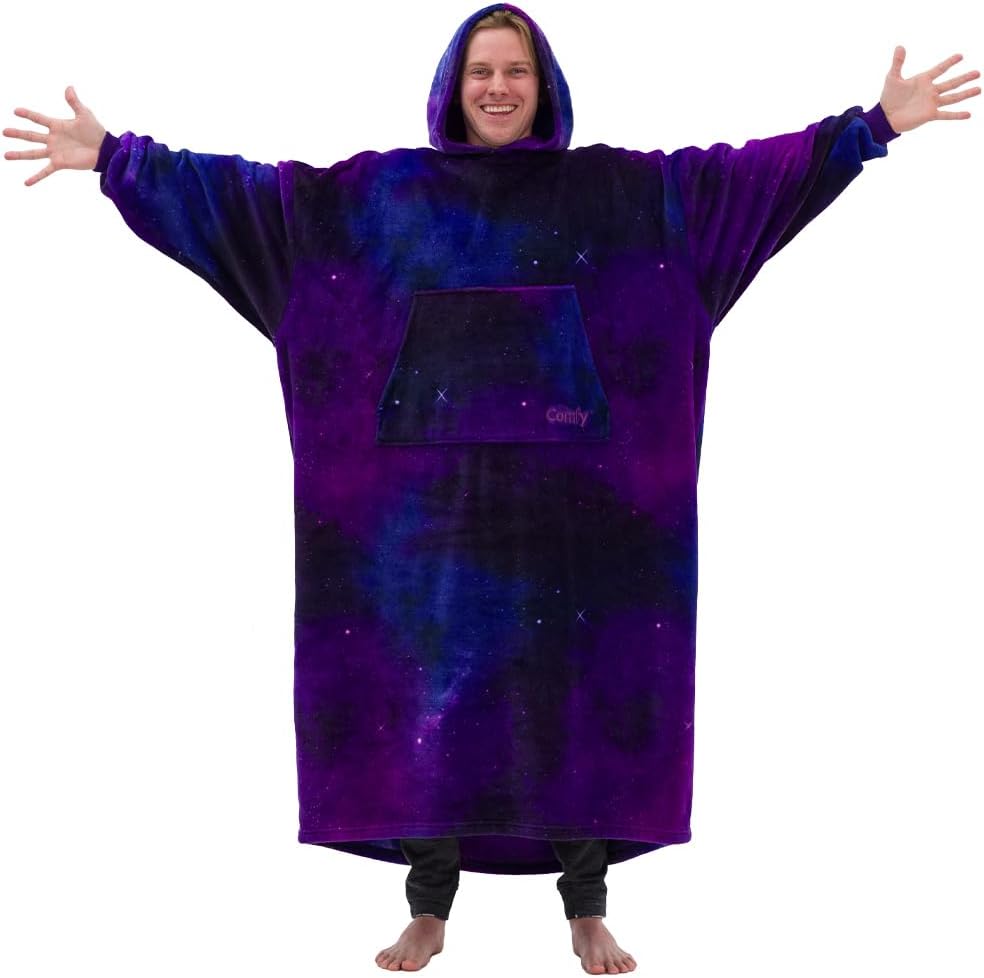 THE COMFY Dream | From Shark Tank | Patented | No Sherpa | Light Wearable Blanket Hoodie | Gift for Women & Men | One Size
