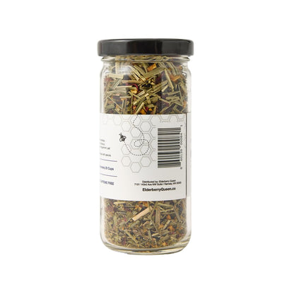 Immunity Infusion Loose Leaf Tea, Pure Natural Herbal Tea Blend with Elderberry, Hibiscus, and Peppermint (2 ounce)