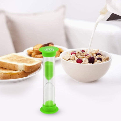Sand Timer 6 Colors Hourglass Sandglass Sand Clock Timer 30sec / 1min / 2mins / 3mins / 5mins / 10mins (Pack of 6). for Classroom Game Home Office, Toothbrush Timer for Children Kids