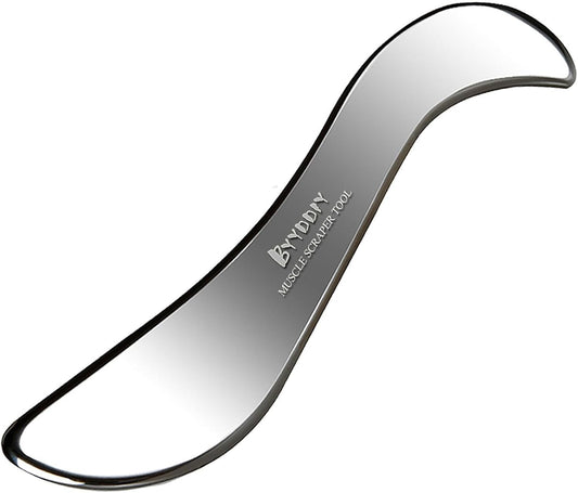 BYYDDIY-Non-Magnetic 304 Stainless Steel Gua Sha Muscle Scraper Tool for Scar Tissue,Muscle Scraping Tool for Massage Scraper,IASTM Tools for Physical Therapy, Soft Tissue Massage