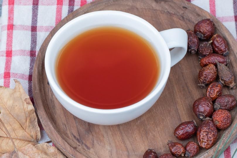 Natural Rosehip Tea Whole Rosehips Brier Fruits 7 oz / 200 g from Ukrainian Carpathians (1 Pack)