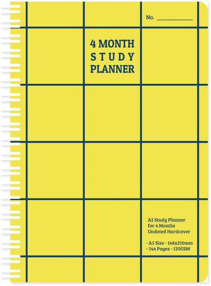 Monolike Basic B5 Monthly + Weekly Planner pad, A SET - Academic Planner, Weekly & Monthly Planner, To-do list, Note pad, Scheduler