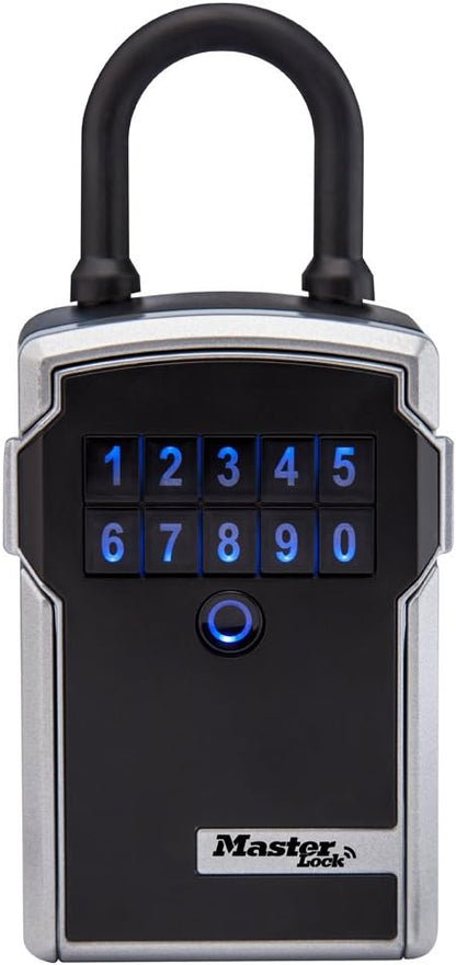 Master Lock Wall Mount Digital Key Lock Box, Bluetooth, iOS Android 5441EC