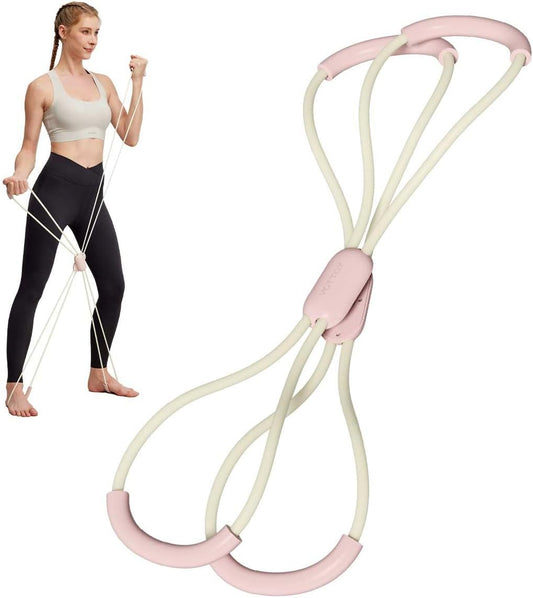 YOTTOY Cross Resistance Band for Full Body Workout,Elastic Exercise Bands for Legs,Arms,Glutes,Stretch Bands for Exercise,Yoga Straps for Stretching, Booty Bands for Home Gym