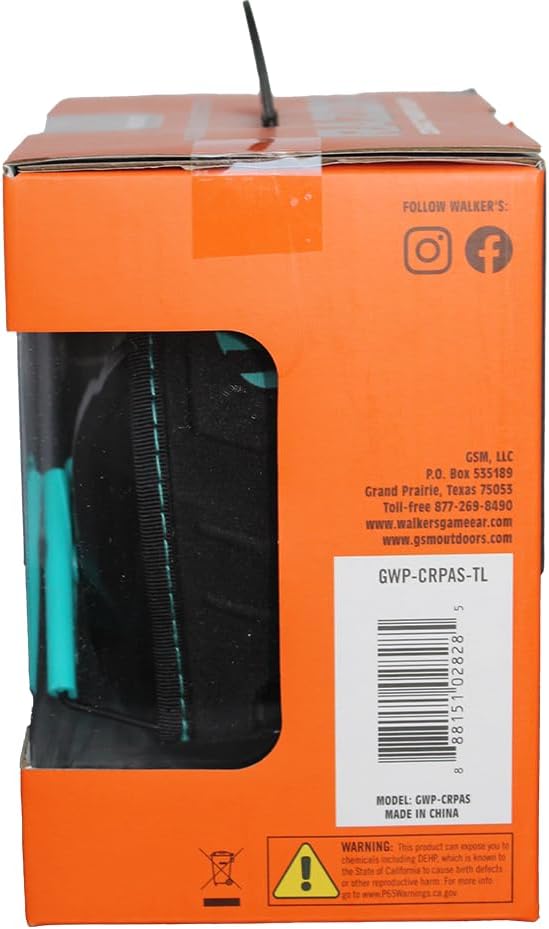 Walker's unisex-adult Walker's Earmuffs