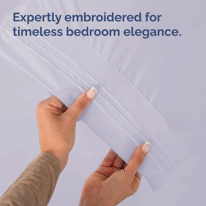 Standard Pillow Cases Set of 10 - Ultra Soft Hotel Quality Pillowcase Covers - Comfy, Cozy & Wrinkle Free - Shrink, Stain and Fade Resistant - Machine Washable Pillow Protectors - 10 Pcs Set - White - Colors B