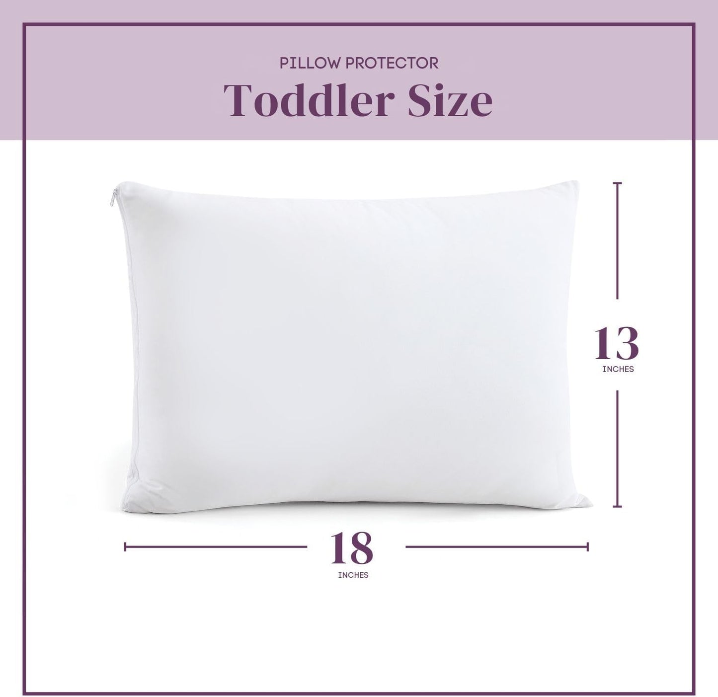 CirclesHome Pillow Protectors 4 Pack Standard Zippered - 100% Cotton Breathable Pillowcases - Protects Pillows from Dirt, Dust and Debri (Standard - Set of 4 - 20x26)