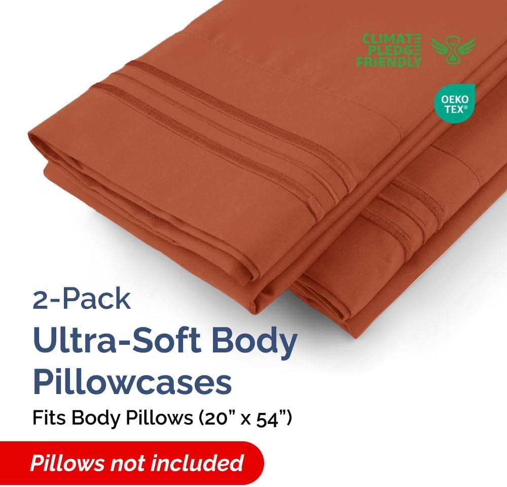 Standard Pillow Cases Set of 10 - Ultra Soft Hotel Quality Pillowcase Covers - Comfy, Cozy & Wrinkle Free - Shrink, Stain and Fade Resistant - Machine Washable Pillow Protectors - 10 Pcs Set - White - Colors A
