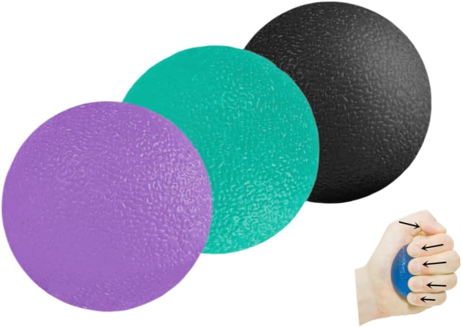 Stress Balls for Adults, Squeeze Squishy Balls for Hand Therapy