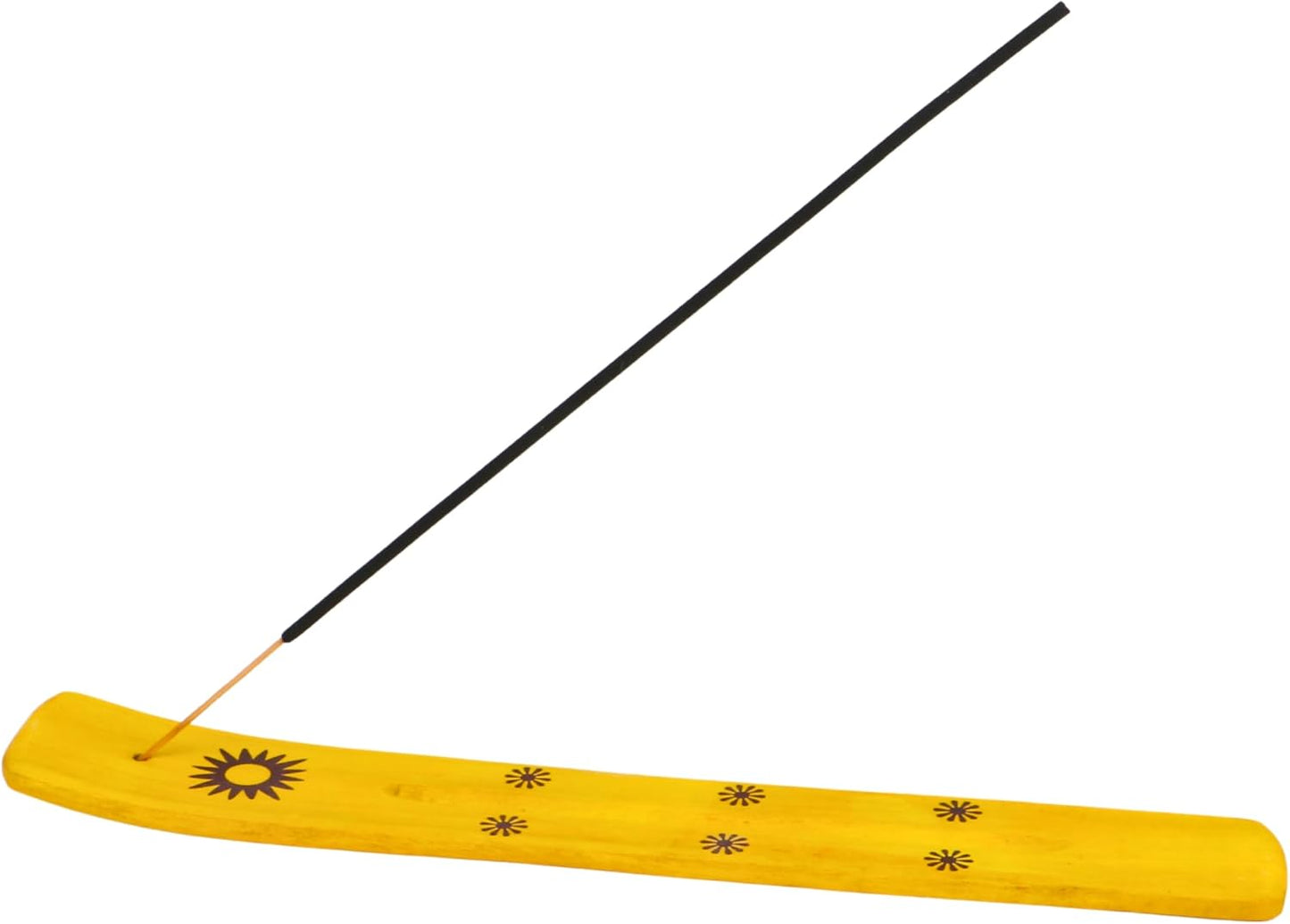 Hosley Wood Incense Holder Sun 10 Inches Ideal Gift for Wedding, Aromatherapy, Zen, Spa, Reiki, Meditation