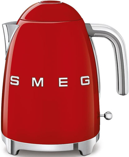 SMEG KLF03 Electric Kettle 1.7L (7 Cup), Retro Hot Water Boiler for Tea & Coffee, Fast Boiling, Auto Shut-Off, Soft Open Lid, 360° Swivel Base Countertop Kettle – Matte Champagne