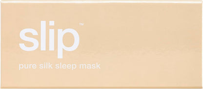 slip Pure Silk Sleep Mask - 100% Mulberry Silk, Ultra Soft & Comfortable, Blocks Light for Restful Sleep| Adjustable Strap for Perfect Fit, Gentle on Skin & Hair (Black - 1 Count Pack of 1)