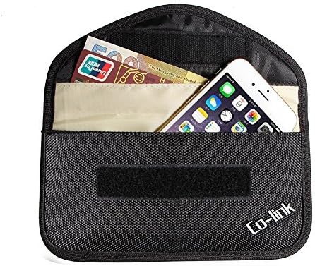 Co-link Cell Phone Anti-tracking Anti-spying GPS Rfid Signal Blocker Pouch Case Bag Handset Function Bag (Black)