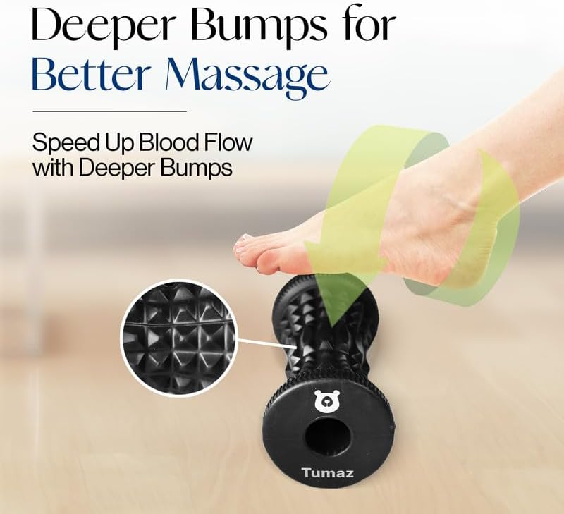 Tumaz Foot Roller for Deep Tissue Massage & Reflexology
