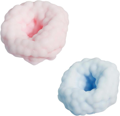 Stress Ball Stress Relief Toys Decompress Venting Vacuum Compression Ball Soft Stretchy Slow Rise for Office Home Daily Relax