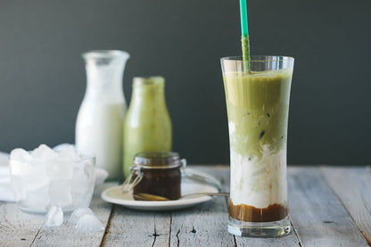 Sweet Japanese Matcha Latte Green Tea Powder Mix - 12oz Homemade Green Matcha Tea Latte or Frappe (Ceremonial Grade)