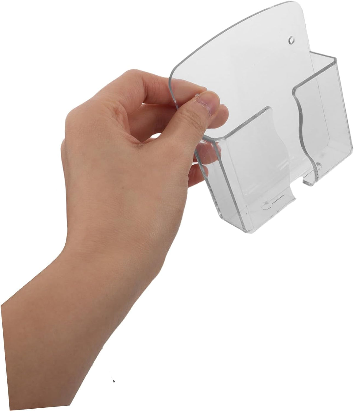 Lurrose Wall Mount Phone Charger Stand with Charging Hole, 4 Pack PC
