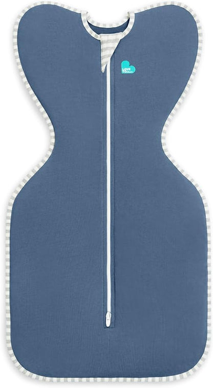 Love to Dream Swaddle UP, Baby Sleep Sack, Self-Soothing Swaddles for Newborns, Get Longer Sleep, Secure Fit Helps Calm Startle Reflex, New Born Essentials for Baby, 1.0 TOG, 13-19 lbs, Deep Olive