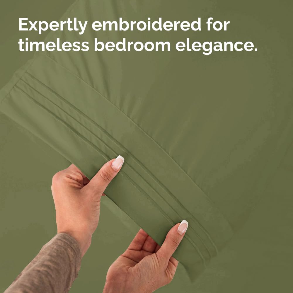 Standard Pillow Cases Set of 10 - Ultra Soft Hotel Quality Pillowcase Covers - Comfy, Cozy & Wrinkle Free - Shrink, Stain and Fade Resistant - Machine Washable Pillow Protectors - 10 Pcs Set - White - Colors A
