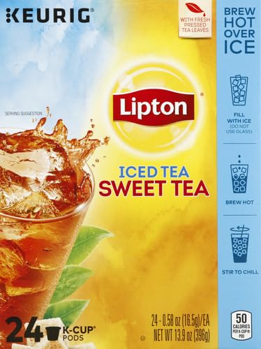 Lipton Honey Ginger Green Tea Bags, 120 Count (20 Count 6-Pack)