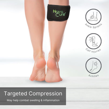 NatraCure Cold Therapy Wrap w/ 20" Strap - 2 Pack (Small Reusable Gel Ice Pack Compress for Injuries and Pain Relief, Hand, Arch of Foot, Wrist, Elbow, Arthritis, Neuropathy) - 715-20 CAT2PK