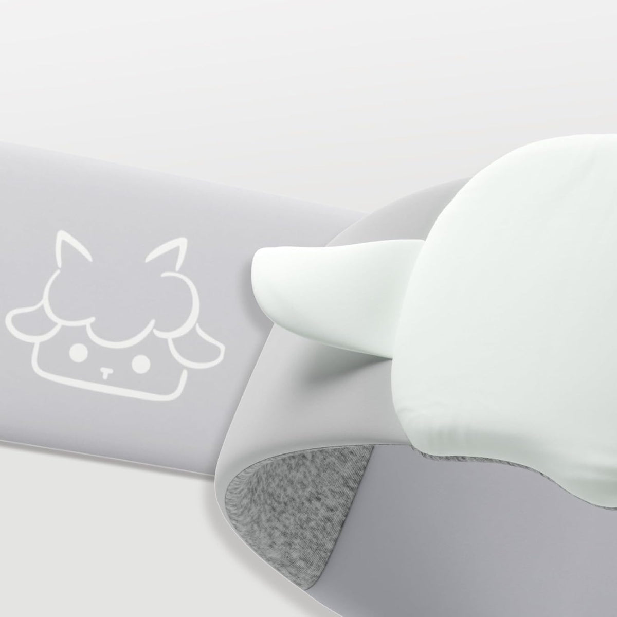 Sleep Mask 100% Mulberry Silk, Misty Blue