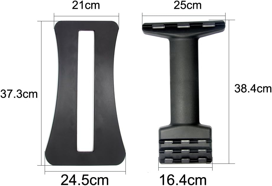 Back Magic Multi-Level Back Stretching Device，Back Alignment Device,Lumbar Stretcher Spinal, Lower and Upper Muscle Pain Relief(Black)