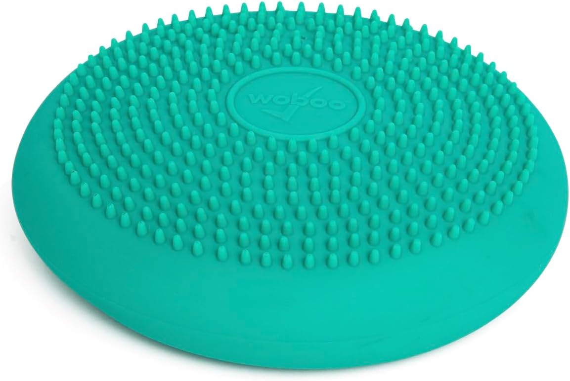 Bouncyband – Wiggle Seat – Purple, 13” D – Large Sensory Cushion for Kids Ages 6-18+ – Promotes Active Learning, Improves Student Productivity, Includes Easy-Inflation Pump
