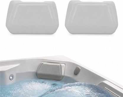 78160 Replacement Spa Pillow Fit for 2018 - Current Hot Spring Limelight Collection Spas Beam BMI & BMII, Flair, Flash, Prism, Pulse, EVA Hot Tub Headrest, Gray, 2 Pack