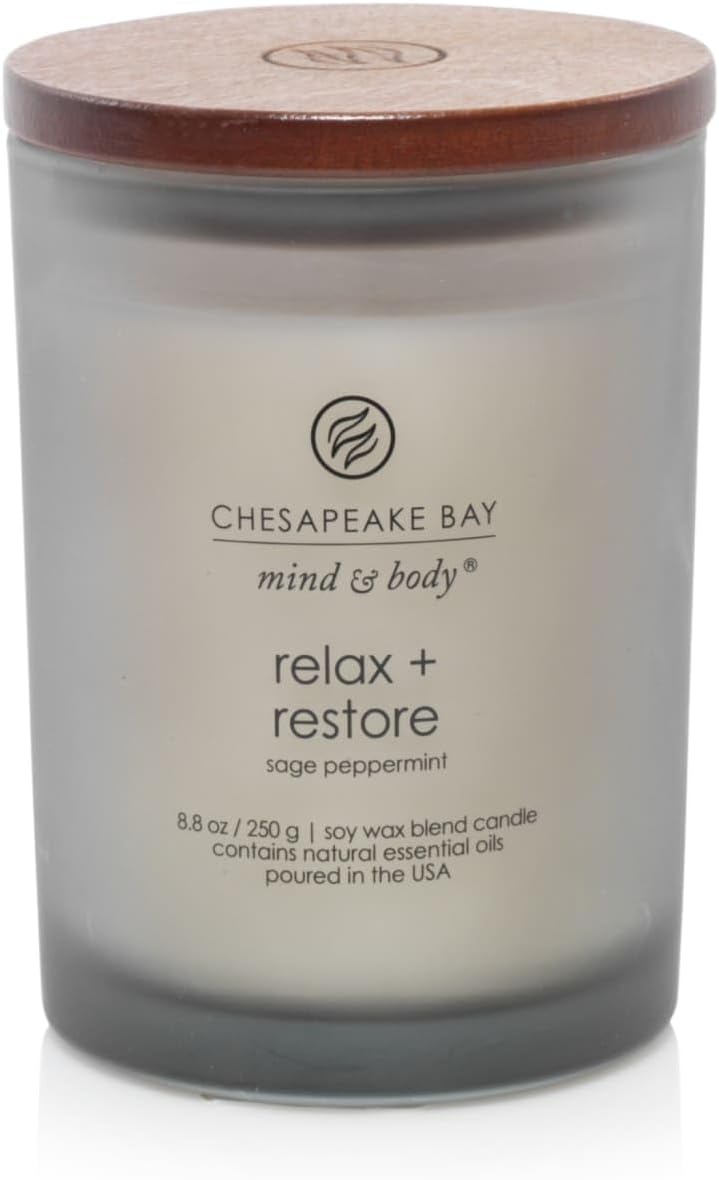 Chesapeake Bay Candle Scented Candle Serenity + Calm (Lavender Thyme) Coffee Table Home Décor