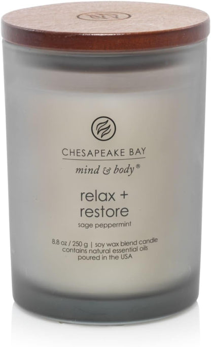 Chesapeake Bay Candle Scented Candle Serenity + Calm (Lavender Thyme) Coffee Table Home Décor